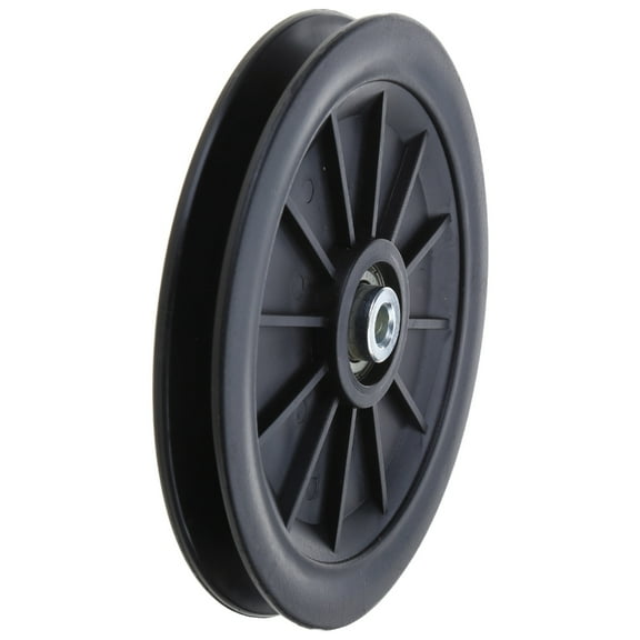 Yokua 1Pc Black Nylon Bearing Pulley Round Fitness Pulley Wheel Bearing Replacements