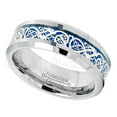 thumbnail image 3 of Jewelry Avalanche Mens Celtic Dragon Tungsten Ring, Comfort Fit, Beveled Edge, Tungsten Carbide 8mm, 3 of 3