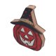 thumbnail image 2 of Halloween Wooden Pumpkin Ornaments, LED Ghost Festival Decorations, Party Favors, 2 of 4