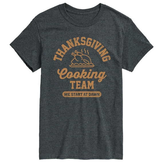 Instant Message - Thanksgiving Cooking Team - Men's Short Sleeve Graphic T-shirt