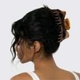 thumbnail image 6 of Kitsch Recycled Plastic Jumbo Classic Claw Clip, 2 Ct, Tortoise & Black, 6 of 12