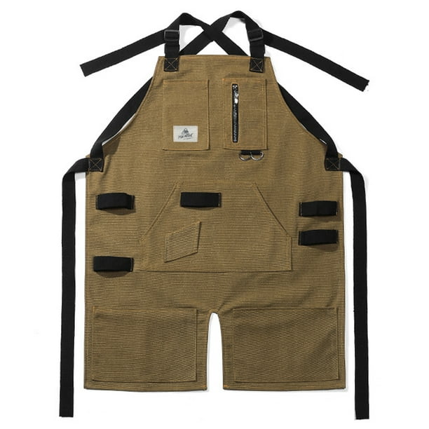 Ropa de trabajo al aire libre, delantal de pintor de lona vaquera, delantal de jardinero, impermeable antiincrustante