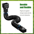 thumbnail image 3 of Rain Gutter Downspout Extensions Telescopic Rain Gutter Drain Terrace Home & Accessories  White B, 3 of 7