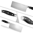 thumbnail image 7 of Linoroso 7.5 inch Cleaver Knife Meat and Vegetable Chinese Cleaver Kitchen Chef Knife, German High Carbon Stainless Steel Butcher Knife, 7 of 7