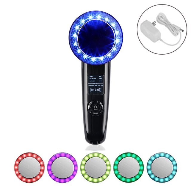 Masajeador ultrasónico para bajar de peso, máquina para eliminar celulitis/grasa 6 en 1, dispositivo para bajar de peso con estimulación muscular eléctrica para reafirmar y dar forma