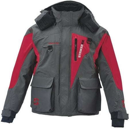 STRIKER ICE Predator Jacket, Color: Gray/Red