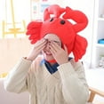 thumbnail image 3 of UDIYO Lovely Taiyaki Crab Shape Cotton Earflap Beanie Cap Hat Costume Parties Supplies, 3 of 7