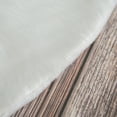 thumbnail image 3 of Christmas Tree Skirt Faux Rabbit Fur White 120CM, 3 of 7