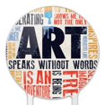 thumbnail image 3 of Acrylic Art Speaks Without Words Adventure Inspires Expresses Cake Topper Party Decoration for Wedding Anniversary Birthday Graduation, 3 of 7