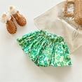 thumbnail image 2 of CheerKidz Toddler Baby Girls Summer Skirt Shorts Cute Sweet Flower Print Fashion Kids Wear for Stylish and Softable Summer Clothes 2-8 Years(,7-8Years), 2 of 2