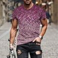 thumbnail image 4 of Camisetas de Manga Corta para Hombre Imprimir Deportes de Manga Corta Cuello Redondo Blusa Algodón Poliéster, Nueva Moda Casual Camiseta para Hombres, 4 of 5