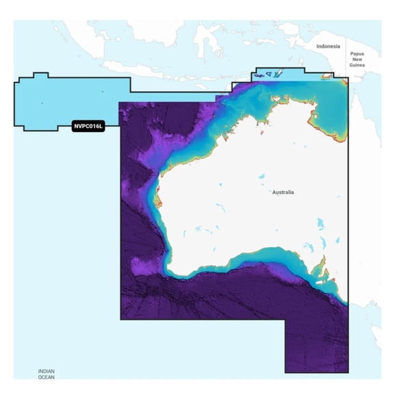 Garmin Cartographie Marine 010-C1483-00 Vision Navionique; Compatible avec Garmin Systèmes de Navigation GPS/traceurs de Cartes; Couverture Détaillée de l'Australie Occidentale et Centrale; Code Région NVPC016L