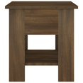 thumbnail image 3 of vidaXL Table Basse Chêne Brun 40x40x42 cm Bois Manufacturé, 3 of 4