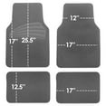 thumbnail image 6 of FH Group Premium Carpet Car Floor Mats for Sedan and SUV, Universal Fit with Unique Design Heavy-Duty Carpet Liner, Waterproof, Carpet Mat - 4Pcs Front & Rear, 6 of 6
