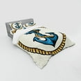 thumbnail image 3 of Ambesonne Anchor Bedding Set 3 Pcs, Sailor Emblem with, Twin XL, Pale Coffee Blue Cream, 3 of 3