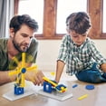 thumbnail image 2 of Kits de ciencia 3 en 1 Molino de viento STEM Aprendizaje Juego de juguetes de construcción para niños, 2 of 7