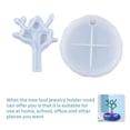 thumbnail image 4 of Tree Bud Jewelry Holder Molde De Resina Epoxi Creativo Pequeño Pendiente Collar Anillo Colgante Pantalla Caja De Almacenamiento Molde De Silicona Diy Artesanía Decoración Para El Hogar Cateissary HA022479-00, 4 of 7