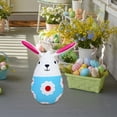 thumbnail image 4 of Decoración inflable de huevo de Pascua, huevo de conejo inflable para exteriores e interiores, PVC, suministros decorativos para fiestas, decoración Azul, 4 of 6