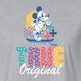 thumbnail image 3 of Disney - Mickey & Friends - Mickey Skateboarding - True Original - Pastel Colors - Juniors Cropped Cotton Blend T-Shirt, 3 of 5