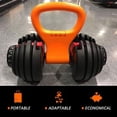 thumbnail image 2 of Empuñadura de pesas rusas ajustable y portátil para entrenamiento de fuerza, equipo de viaje para entrenamiento, para bolsa de gimnasio, levantamiento de pesas, 2 of 5