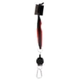 thumbnail image 3 of 2 Limpiadores de Ranuras de Cepillos para Palos para golf de dos cara con Cuerda Retráctil, Color Rojo Zulema cepillo de golf, 3 of 7