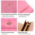 thumbnail image 3 of Embroidered Crown Ladies clutch bag fashion card bag Multi-function coin purse For Women, 3 of 5