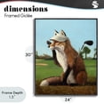 thumbnail image 4 of Stupell Industries Contemporary Fox Drive Golfer Black Framed Giclee Art, 24 x 30, by Lucia Heffernan, 4 of 8