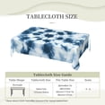 thumbnail image 5 of Tie Dye Pattern Tablecloth Rectangle Waterproof Spill-Proof Table Cloth Cover For Kitchen Dining Farmhouse Party Wedding Outdoor Picnic Camping 54x72in, 5 of 7