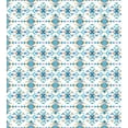 thumbnail image 2 of Ambesonne Geometric Duvet Cover Sets, Tribal Inspired Shapes, 2-Queen, Sky Blue Pastel Brown, 2 of 6