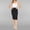 F-575Black, variant on ZHOGXU Women'S Skirt High Waist Solid Color Split A Line Comfortable Slim Fit Mid Length Skirt For Casual Daily Wear,Army Green,L
