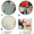thumbnail image 3 of Designart "modern Duality II" Abstract Collages Metal Wall Art, 3 of 5