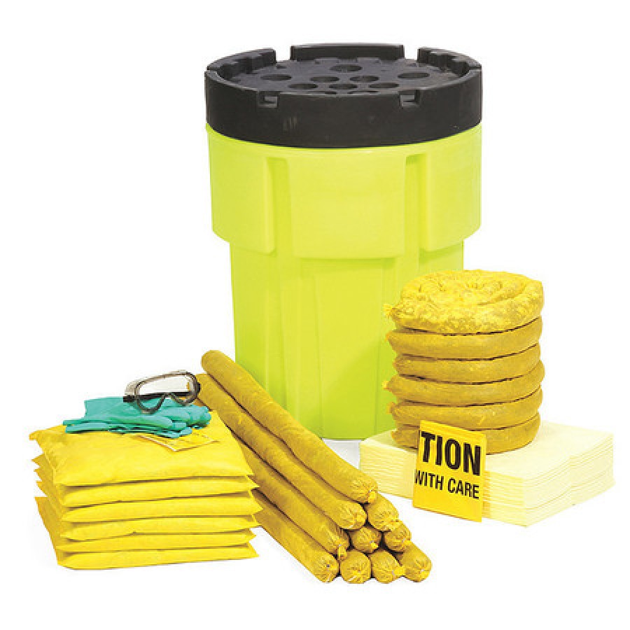 SPILLTECH SPKHZ65HV Biohazard Spill Kit,43.8 gal.,Drum