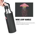 thumbnail image 4 of Yayeee 33oz Insulated Water Bottle Double Wall Stainless Steel with Flip Straw Lid, UFO with Hearts Pattern, 4 of 7