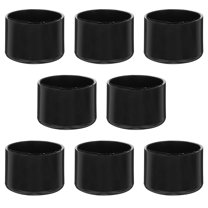 8 Pcs Outdoor Chairs Floor Protector Patio Furniture Inserts 3x3x3cm Black