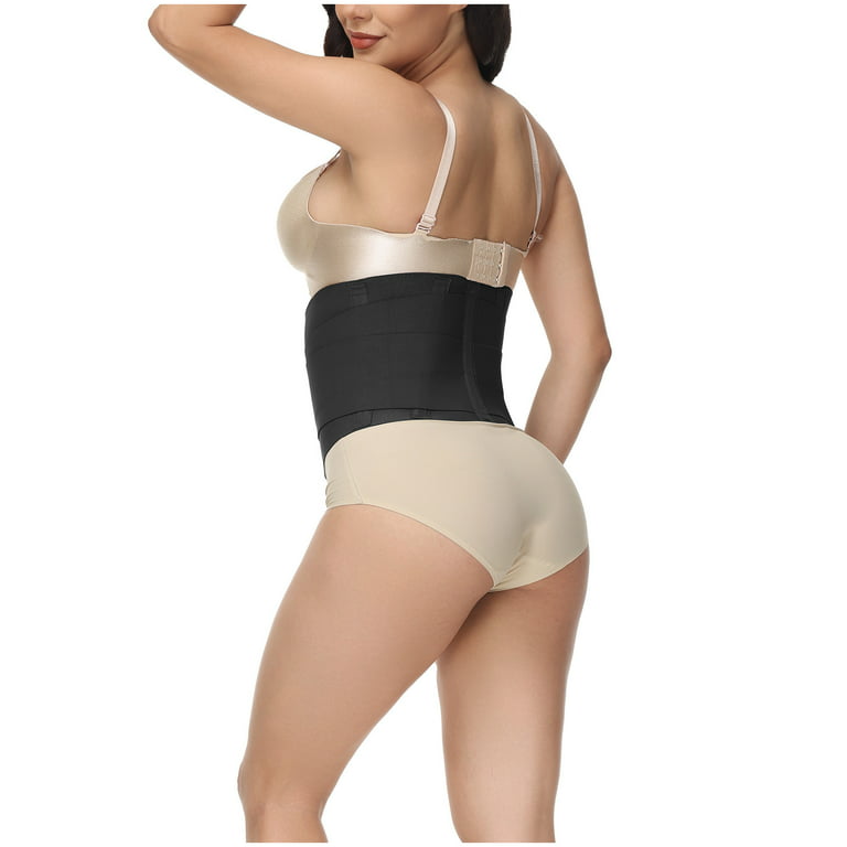 Herrnalise Firm Shapewear for Women Tummy Control Ladies Shrink Belly Sweat  Sports Fitness Lose Weight Slimming Down Body Shaping Girdle Belt Black