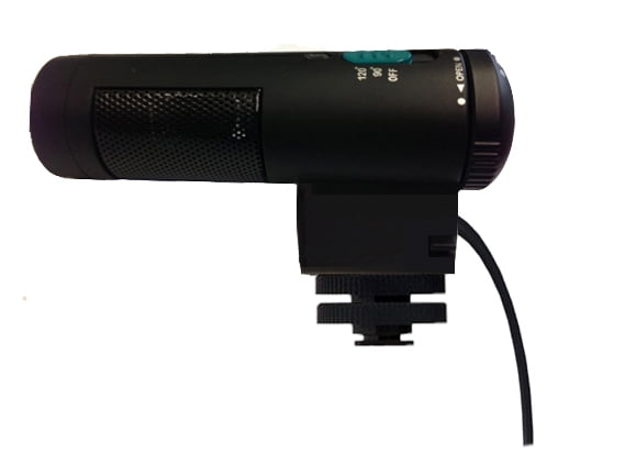 For Canon VIXIA HF M40 Shotgun Bower Elite Stereo Microphone With Windscreen 