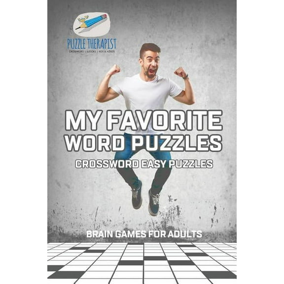 My Favorite Word Puzzles Crossword Easy Puzzles Brain Games for Adults (Paperback)