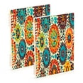 thumbnail image 2 of Colorful Bohemian Geometry Notebooks 1-subject Journal 60 Sheets A5 College Ruled Paper Detachable Ring 8.3"x5.7", 2 of 8