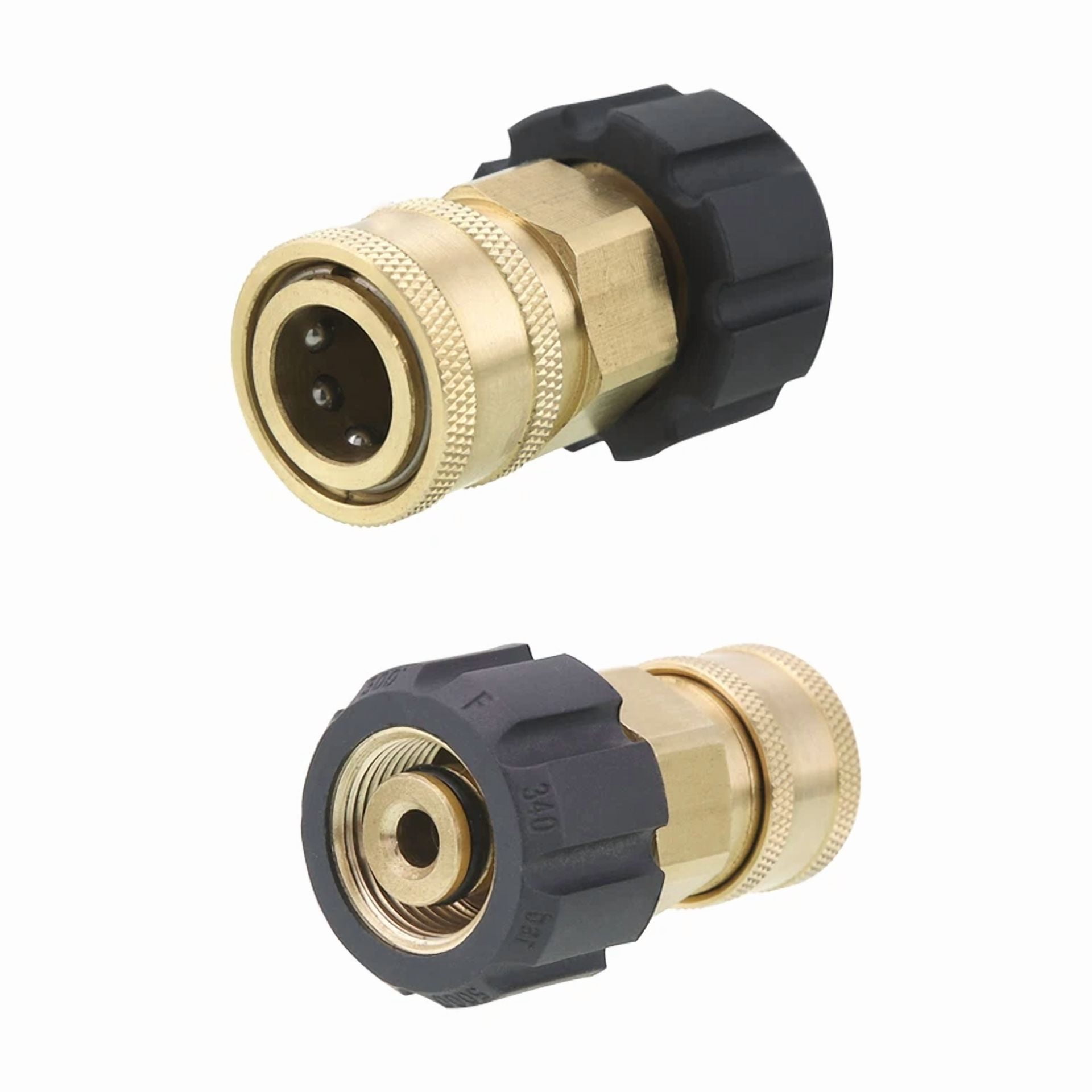 CIRCLE- Pressure Washer Hose Adapter Set M22 To 3/8 Quick Connect For Power Washer Hose