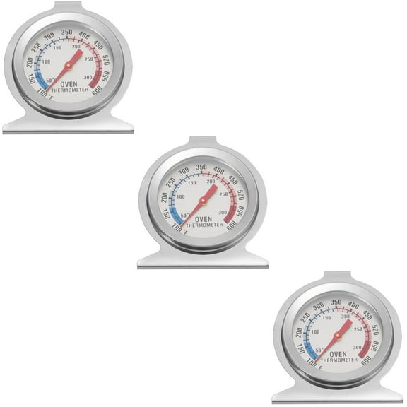 3pcs Stainless Steel Oven Cooker Thermometer Temperature Gauge Mini Thermometer