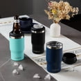 thumbnail image 2 of Aislante de bebidas HAUSHOF, enfriador de latas 4 en 1, 12 onzas, acero, 2 of 8