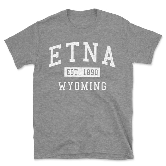 Etna Wyoming Classic Established Men's Cotton T-Shirt