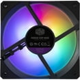 thumbnail image 4 of Cooler Master Mobius 120P ARGB High Performance Interconnecting Ring Blade Fan, PWM 2400rpm, Loop Dynamic Bearing, ARGB Customizable LEDs for PC Case, Liquid and Air Cooler (MFZ-M2DN-24NP2-R1), 4 of 7