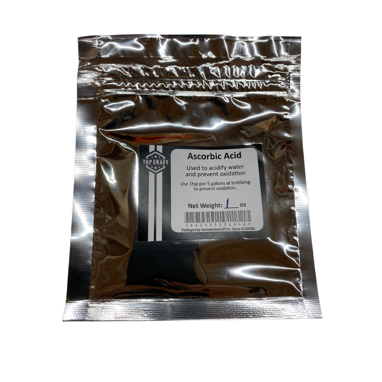 Homebrewstuff Ascorbic Acid 1oz Homebrew Bottling Mead and Cider