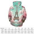 thumbnail image 2 of Paris Eiffel Tower Spring Men's Women New Sweatshirt Hoodie Men's Plus Size Sweatshirt Hooded Sweatshirt 3d Printed Street Men's Cloth, 2 of 6