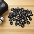 thumbnail image 4 of COMPUKAS 50PCS Key Identification Tags Black Waterproof Numbered Key Tag for Public Places, 4 of 8
