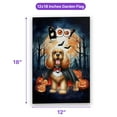 thumbnail image 5 of Happy Halloween Vampire Cocker Spaniel BOO with Pumpkins Fun and Spooky Garden Flag 12x18in Double Sided Cockers Dog Lover Gifts Outdoor Decor - 00018, 5 of 5