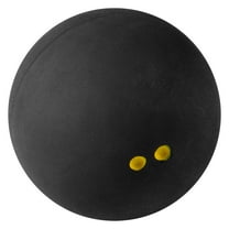 ETHZZLE 1Set Squash Ball for Beginners and Adults in Black Rubber for Sports Training