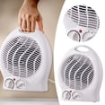 thumbnail image 2 of BotaniNest Portable Space Heater With Fan – 2 In 1 Hot & Cold Adjustable Thermostat Overheat Compact Personal Heater Fan For Home Bedroom And Desk Use, 2 of 5