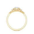 thumbnail image 2 of Rosec Jewels Moissanite Wedding Ring Set of 3 - Vintage Inspired Engagement Ring with Enhancer - D-VS1 Grade, 14K Yellow Gold, US 10.00, 2 of 8